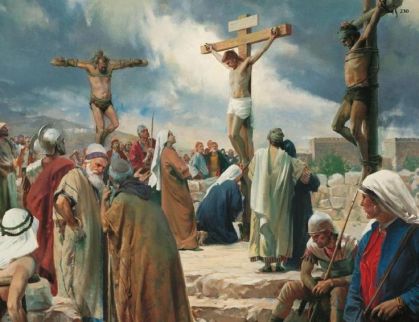 Matthew 27 crucified