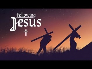 Mark 10 following with cross