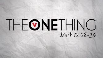 Mark 12 one thing