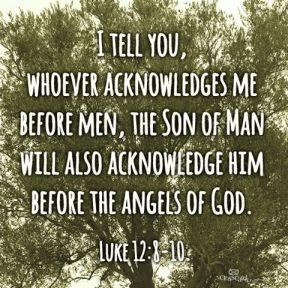 Luke 12 acknowledge