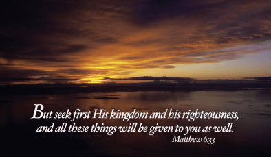 Luke 17 seek His kingdom