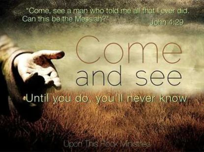 John 4 come and see