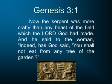 Genesis 3 1