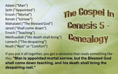 Genesis 5 gospel from Gen