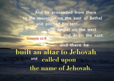 Genesis 12 alter