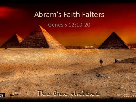 Genesis 12 faith falters