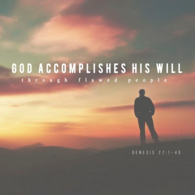 Male silhouette on sunrise