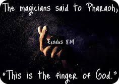 Exodus 8 finger of God