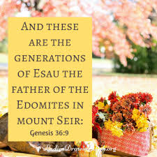 Genesis 36 and these