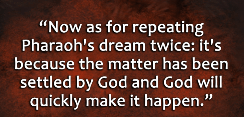 Genesis 41 dreams