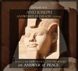 Genesis 41 peace
