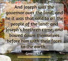 Genesis 42 brothers bowed down