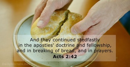 Acts 2 42 bread