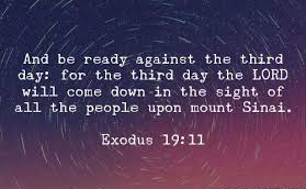 Exodus 19 day 3