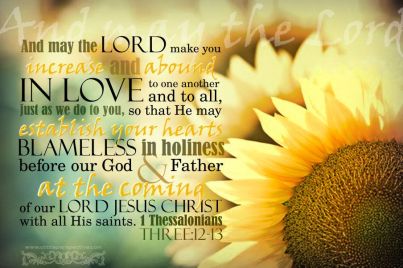 1 thess 3 love