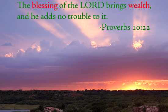 Proverbs 10 22