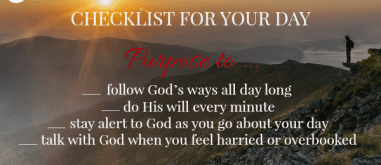 Proverbs 11 check list