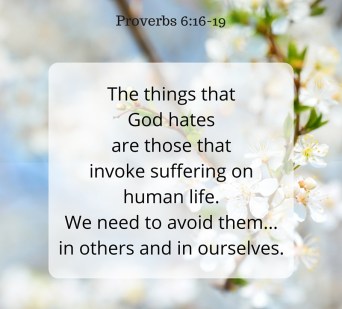 Proverbs 6 what God hates