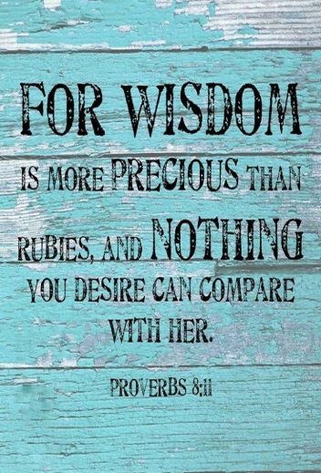 Proverbs 8 wisdom