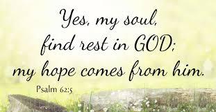 Psalm 62 rest