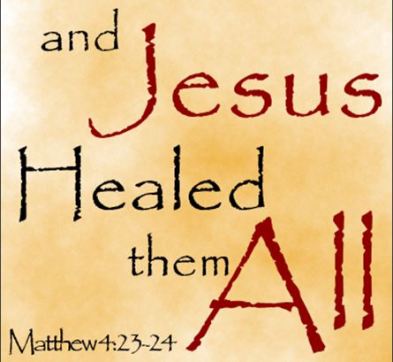Matthew 4 Jesus heals