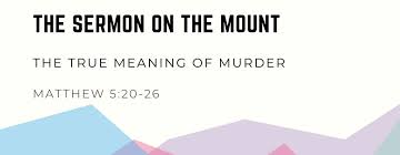 Matthew 5 murder