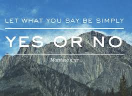 Matthew 5 yes or no