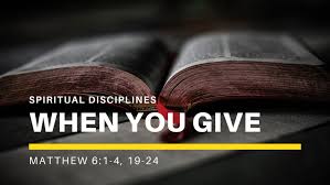 Matthew 6 give
