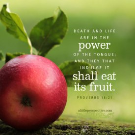 PRoverbs 18 talk is fruitful or not