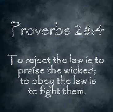 Proverbs 28 4