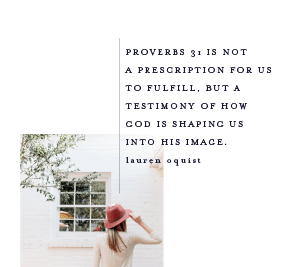 Proverbs 31 shape