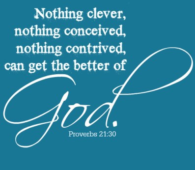 Proverebs 21 30