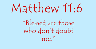Matthew 11 11 doubt