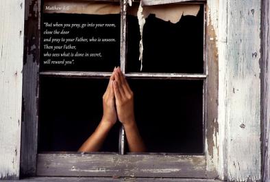 Matthew 6 prayer closet