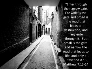 Matthew 7 13-14