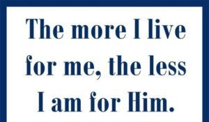 Matthew 9 fasting all of me for all of Him