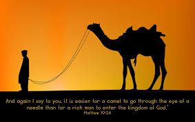 Matthew 19 camel through needle gate
