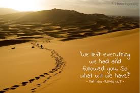 Matthew 19 left it all