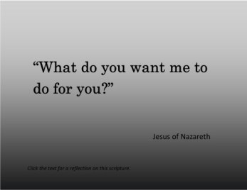 Matthew 20 what do you want